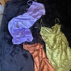 3 strappy dresses